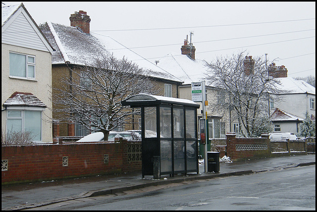 Hollow Way bus shelter
