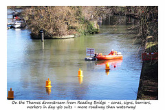 Times they are a'changing on Old Father Thames - Reading - 17.2.2015