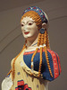 Detail of the Reconstruction of the Chios Kore in the Metropolitan Museum of Art, December 2022