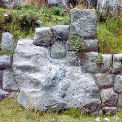 Very ancient Wall, another stone with many corners.