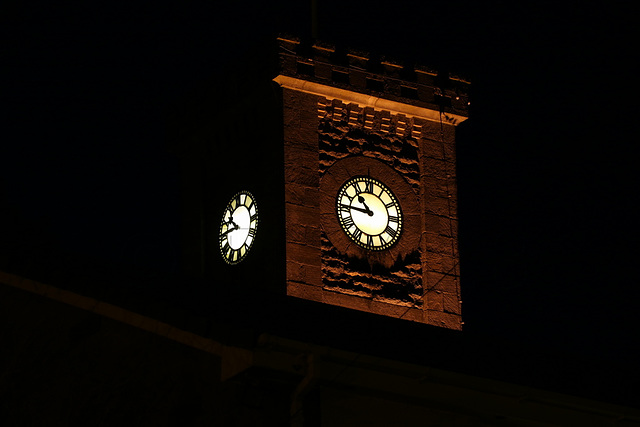 Clock tower, Kingussie, Badenoch, Highlands, Scotland