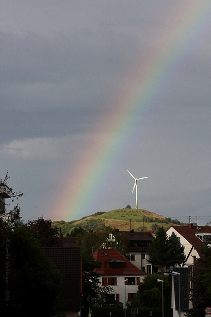 Regenbogen über Ditzingen
