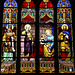 Quelques vitraux de la cathédrale Saint-Corentin de Quimper