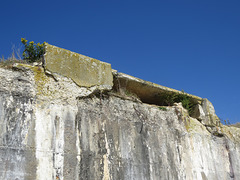 WWII bunker, closeup