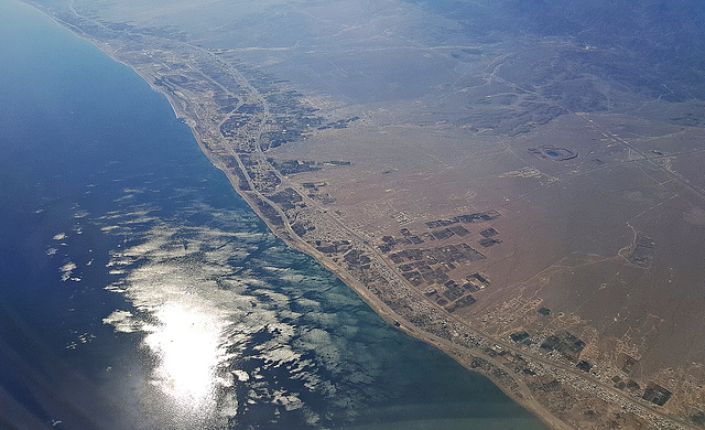 Coast of Oman at noon