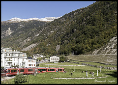 Bernina Express  in Brusio