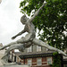 Jeté, by Enzo Plazzotta, based on the dancer David Wall, Millbank, Westminster, London