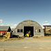Quonset with tractor