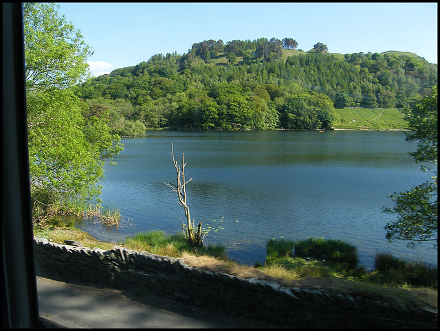 Rydal Water from the bus