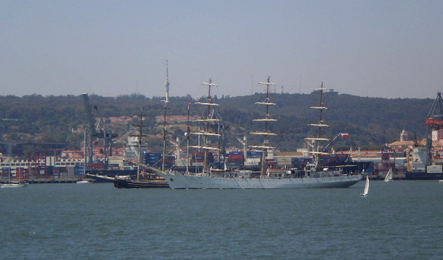 Tall Ships Race - departure from Lisbon.