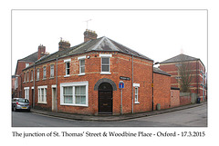 St Thomas Street & Woodbine Place, Oxford - 17.3.2015