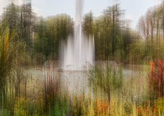 TOULOUSE ( France ), Jardin du GRAND ROND la fontaine