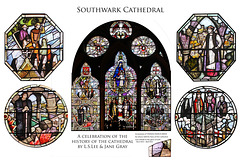 Southwark Cathedral Cathedral history window 12 12 2018