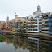Girona and River Onyar viewed from Bridge of Sant Agustí
