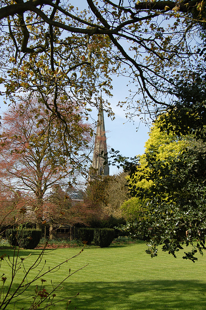 Garden, The Mansion, Church St, Ashbourne, Derbyshire