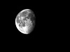 Abnehmender Mond um 7 Uhr 52