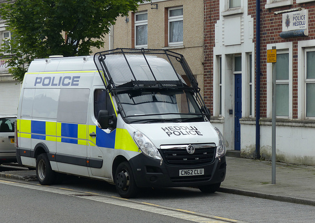 South Wales Police Movano in Maesteg - 27 June 2015