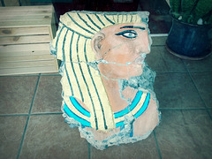 Fragment from demolished "Egyptian building"