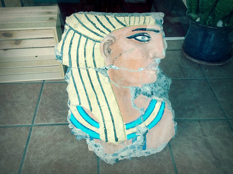 Fragment from demolished "Egyptian building"