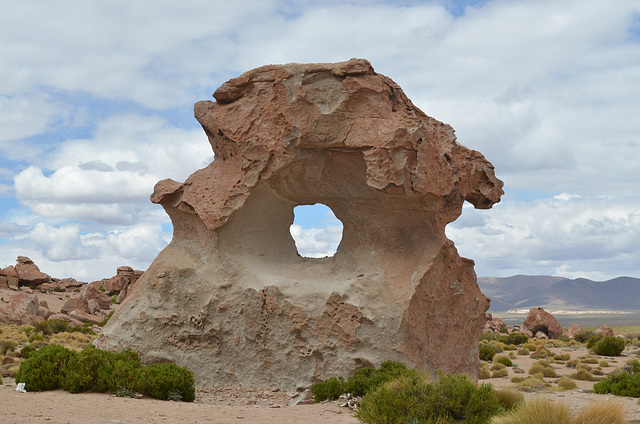 Bolivia, Valley of the Rocks (Valle de las Rocas), Rock with a Hole