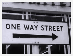 one way street sign