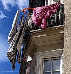 laundry in the wind