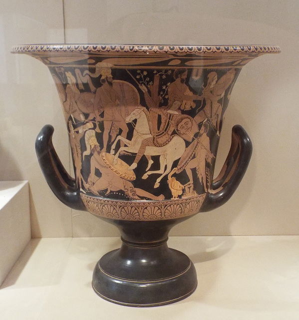 Etruscan Krater Attributed to the Nazzano Painter in the Virginia Museum of Fine Arts, June 2018
