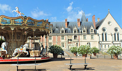 Façade extérieure du château de Blois (41)