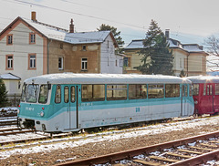 772 367-9 im Bahnhof Neumark/Vogtland