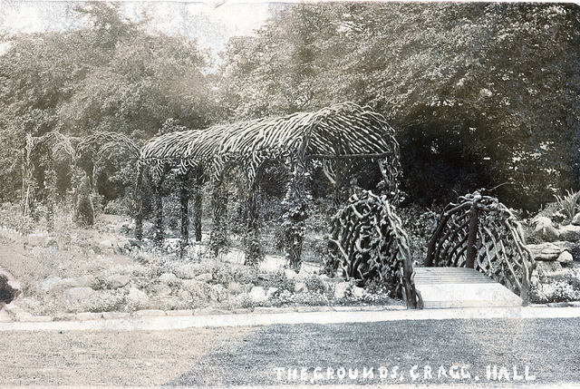 Gardens of Cragg Hall, West Yorkshire c1900
