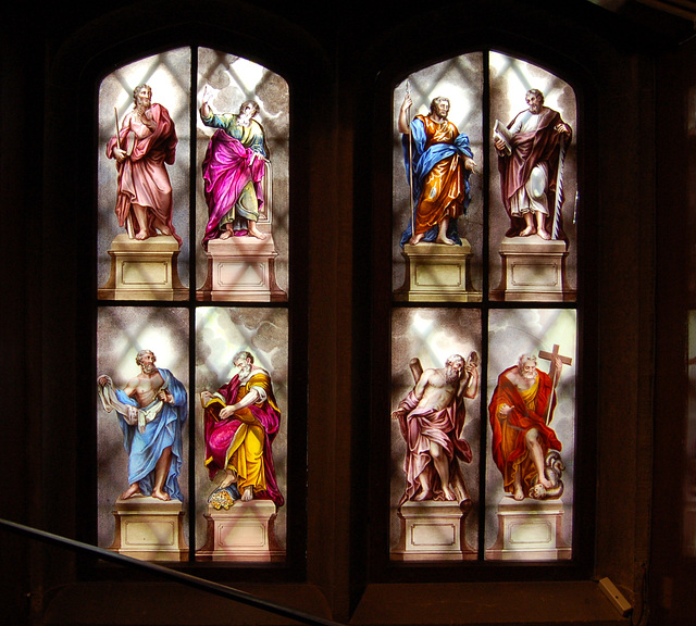 Early Nineteenth Century Stained Glass, Newstead Abbey, Nottinghamshire
