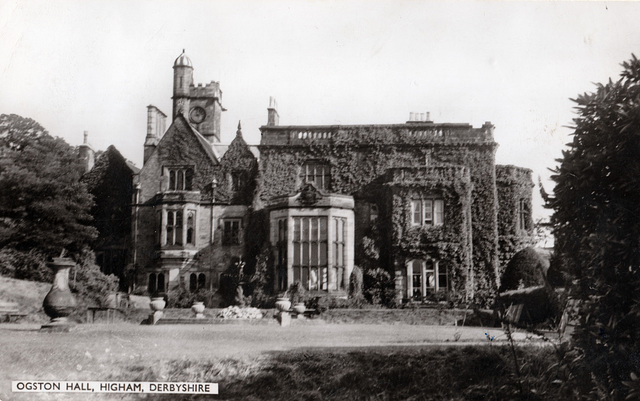 Ogston Hall, Derbyshire c1960