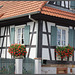 Seebach (67) 5 septembre 2014. Village typique de l'Alsace septentrionale.