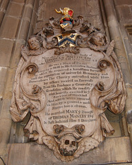 Memorial to Thomas Smith,  Saint Mary in the Lace Market, Nottingham