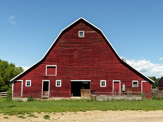 Love an old, red barn