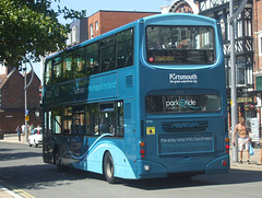 DSCF4168 First Hampshire and Dorset 37161 (HY07 FTA) in Portsmouth - 2 Aug 2018
