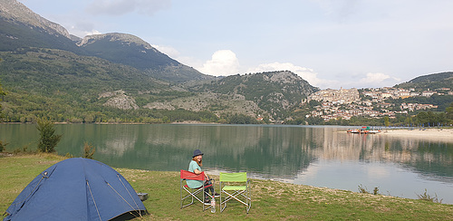 Camping at Lago di Barrea