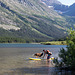 Glacier NP Swiftcurrent Lake dog (#0292)