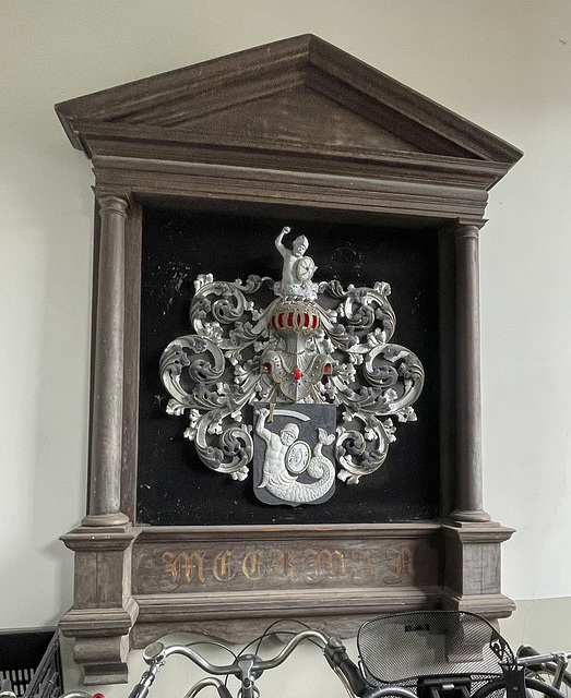 Meerman coat of arms, Meermansburg almshouse Leiden