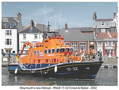 RNLI 17-32 Ernest & Mabel at Weymouth 2002