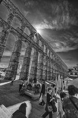 Acueducto de Segovia y el Sol