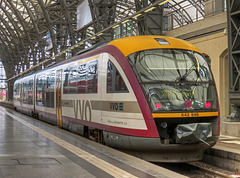 Desiro (642 846) der VVO (Verkehrsverbund Oberelbe) in Dresden Haptbahnhof
