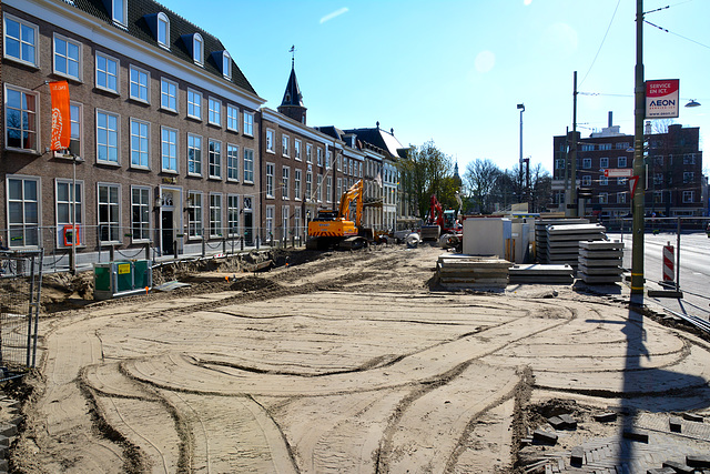 Work on the Tournooiveld in The Hague