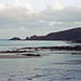 Monkstone Point in the afternoon sun, from Saundersfoot Harbour (Feb 1995, scan)