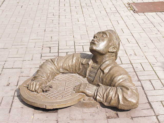 Бердянск, Памятник Сантехнику / Berdyansk, Monument to the Plumber