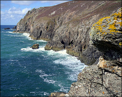 Cornish granite cliffs - for Pam.