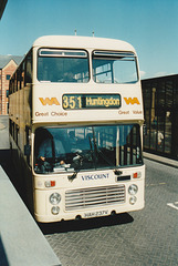 Viscount Bus and Coach B37 (HAH 237V) in Peterborough – 30 Apr 1994 (221-13)