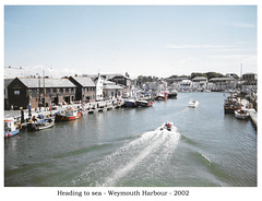 Weymouth Harbour heading south 2002