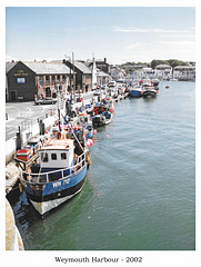 Weymouth Harbour looking south 2002
