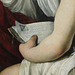 Detail of The Musicians by Caravaggio in the Metropolitan Museum of Art, February 2019